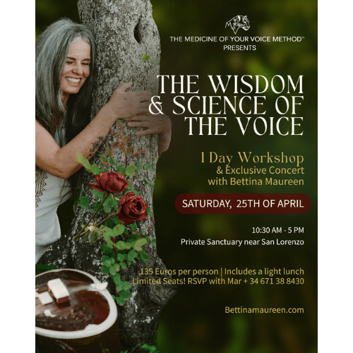 The Medicine of your Voice Method 1 Day Workshop – 25th April 2026, San Lorenzo, Ibiza