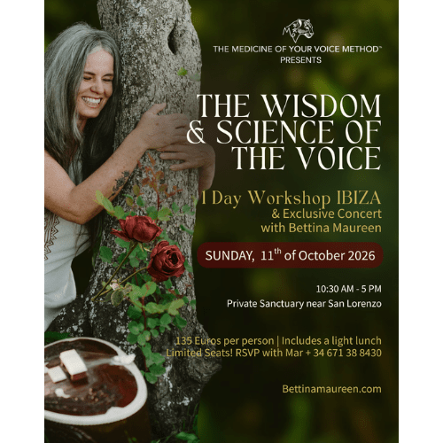 The Medicine of your Voice Method 1 Day Workshop – 11th Oct 2026, San Lorenzo, Ibiza