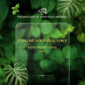 The Medicine of Your Voice Method:   Part 1 - Audio Online Course for Vocal Confidence for the Speaking & Singing Voice!