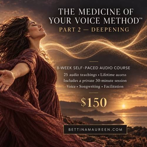 The Medicine of Your Voice Method: Part 2 - Audio Online Course for Vocal Confidence for the Speaking & Singing Voice!